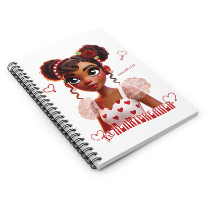 Heartbreaker Girl | Marshmallow - Spiral Notebook