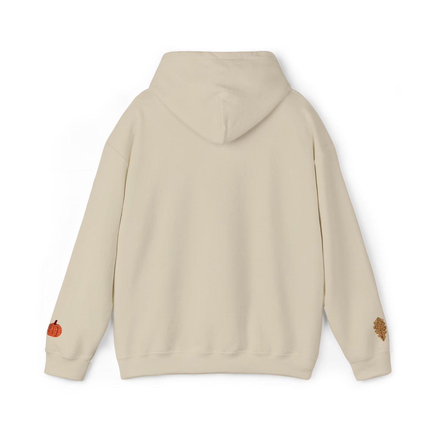 The Thankful Edit1 |Gold Embroidered Thankful Hoodie, red hearts (multiple colors)