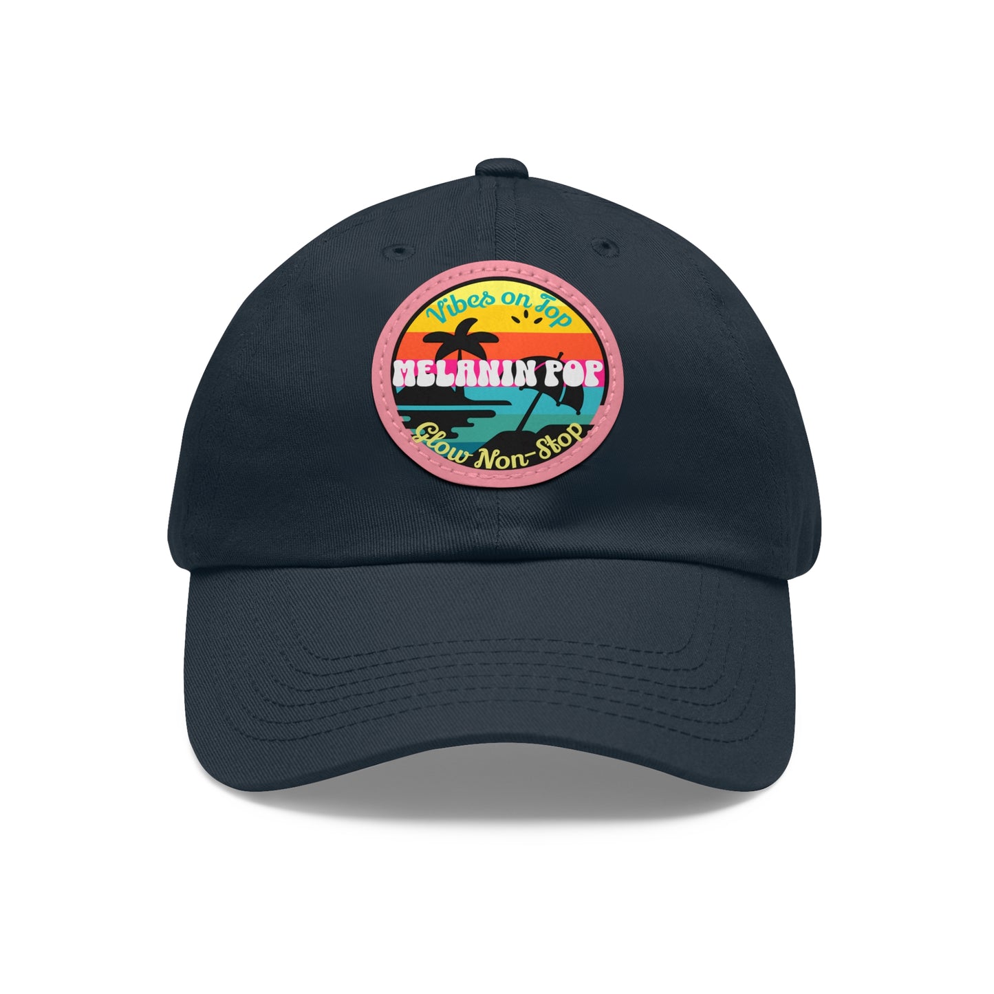 Sandy Toes | Dad Cap - Melanin Pop with Leather Patch, various colors