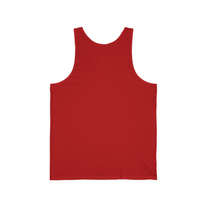 Pearls & Curls 3 | Scarlet Kiss Red Jersey Tank