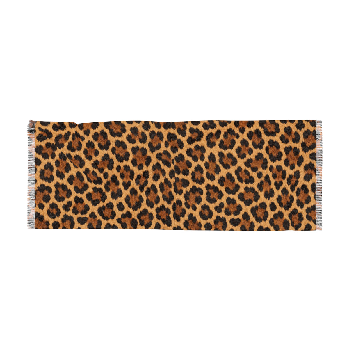 Leopard | Leopard Print Light Scarf — Sheer Animal Print Fashion Scarf