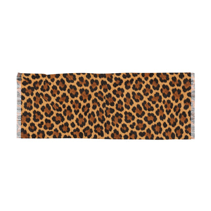 Leopard | Leopard Print Light Scarf — Sheer Animal Print Fashion Scarf