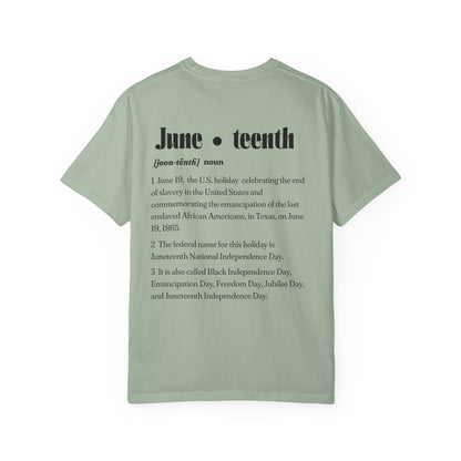 Juneteenth | Celebration Tee (front and back design)