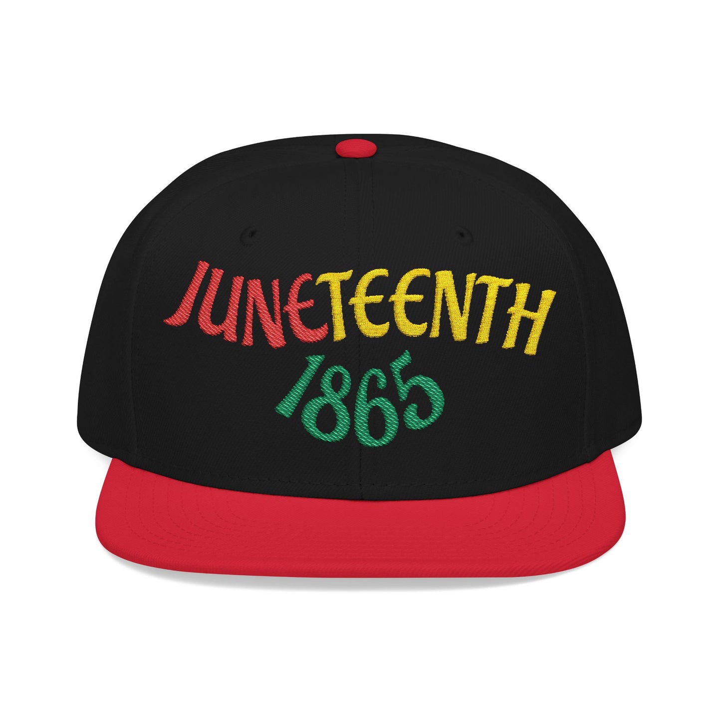 Juneteenth | Embroidered Snapback Hat (black or white)