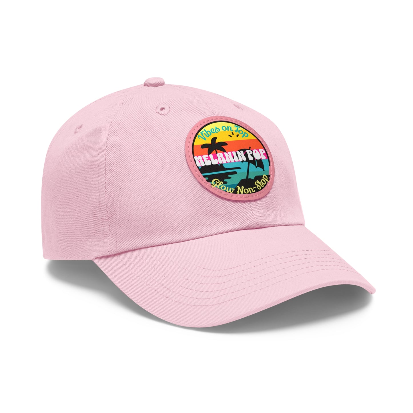 Sandy Toes | Dad Cap - Melanin Pop with Leather Patch, various colors