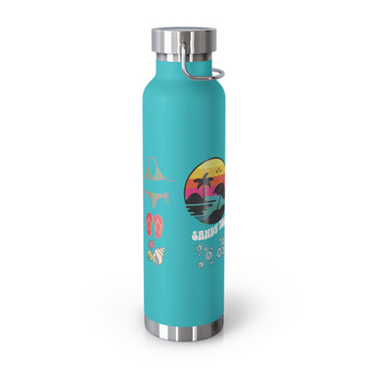 Sandy Toes | Insulated Water Bottle, 22oz (Copper Vacuum)