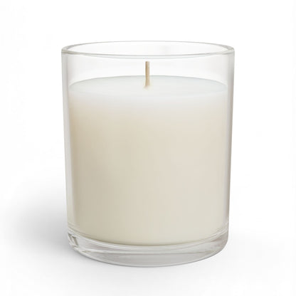 Pearls & Curls | Beach Rose Scented Glass Candle — 11oz (red)