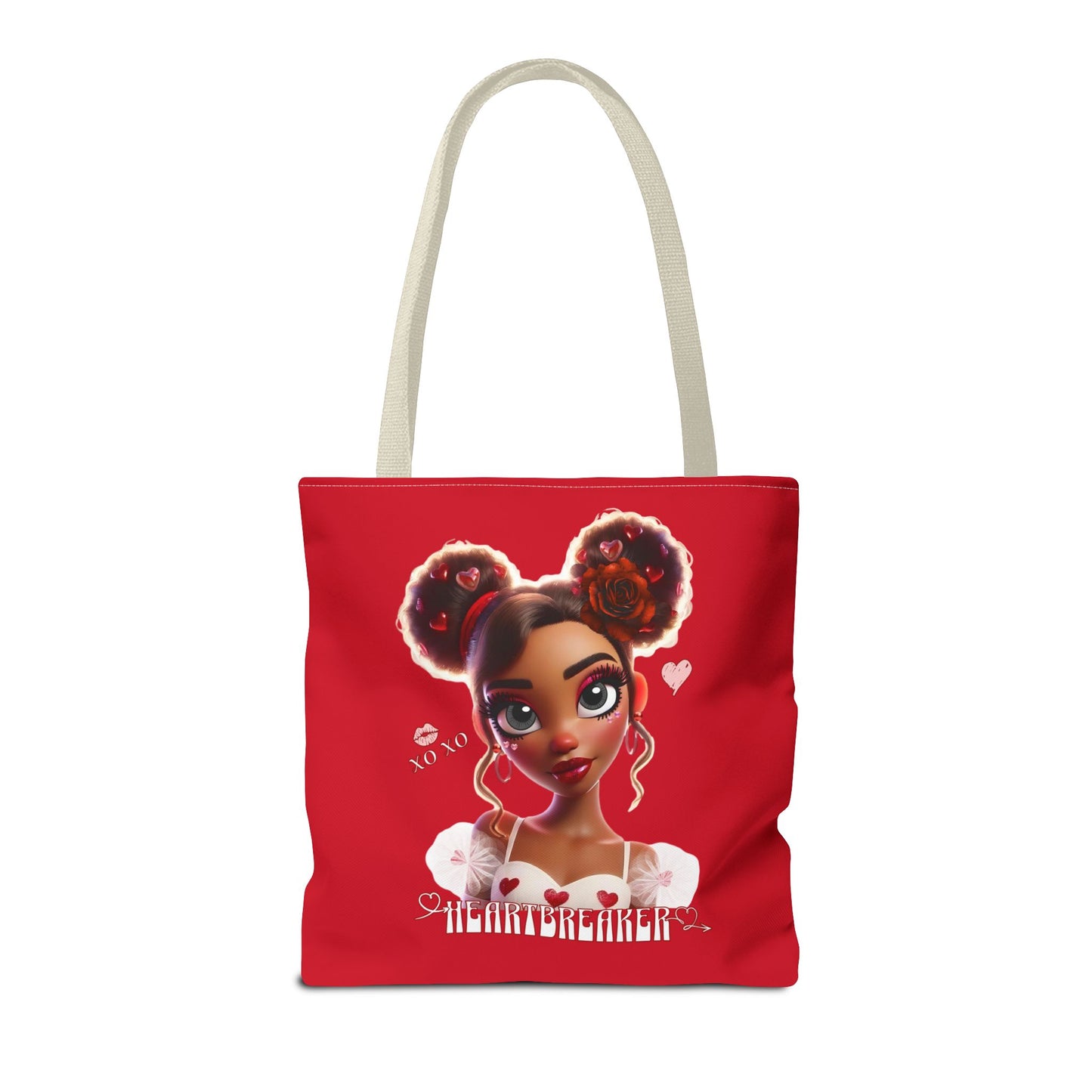 Heartbreaker 3 | Cherry - Tote Bag, two-tone (multiple sizes/handle colors)
