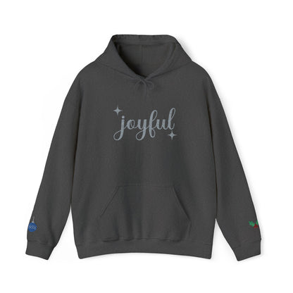 The Joyful Edit1 | Joyful Silver Embroidered Hoodie (multiple colors)