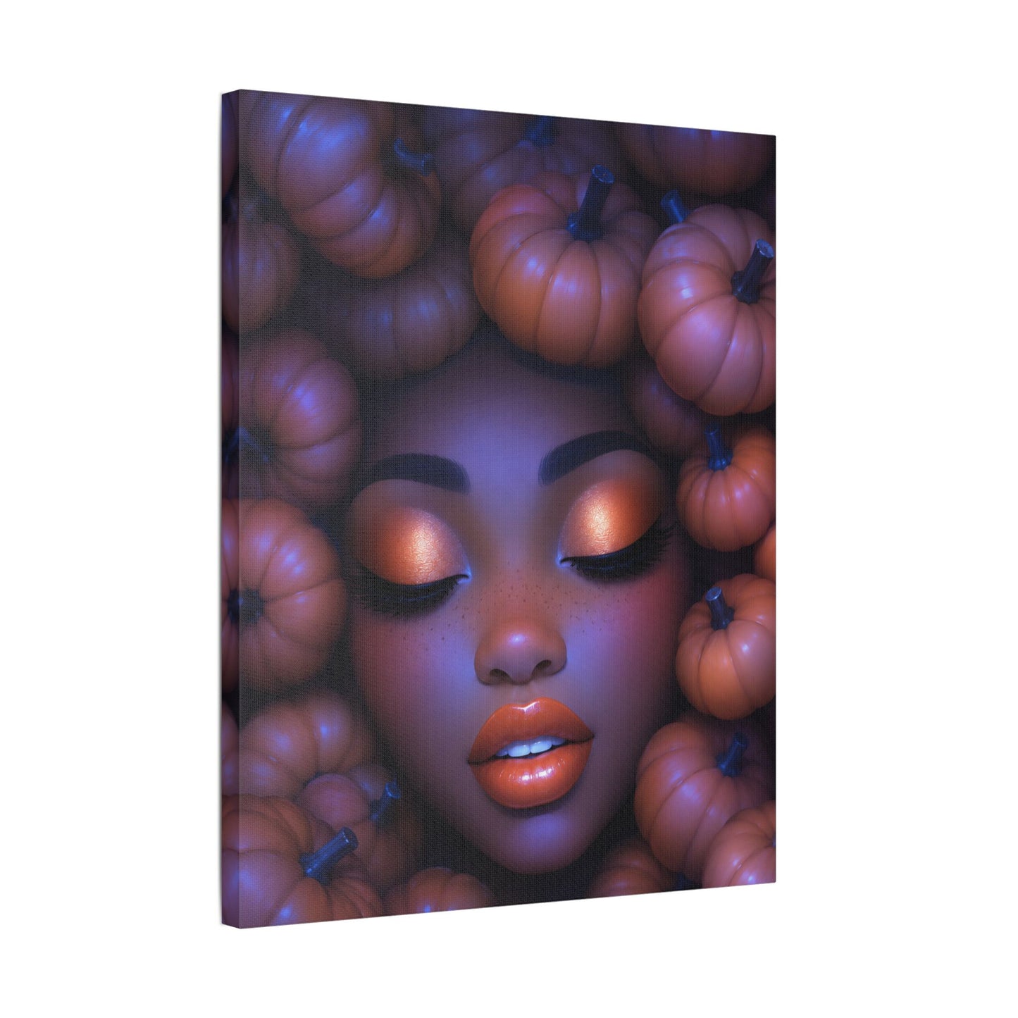 Harvest Muse 3 | Harvest Twilight, Stretched Satin Canvas Wall Art