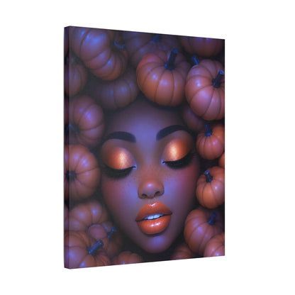Harvest Muse 3 | Harvest Twilight, Stretched Satin Canvas Wall Art