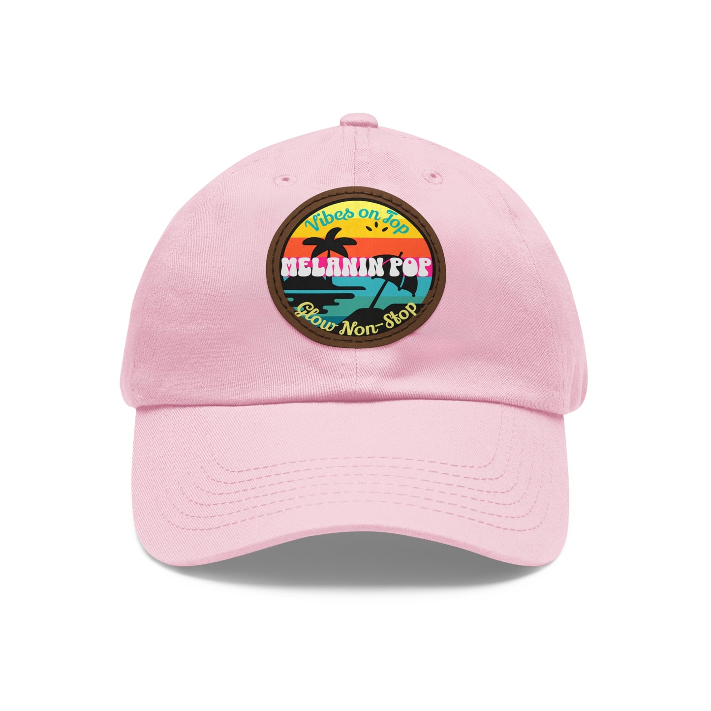 Sandy Toes | Dad Cap - Melanin Pop with Leather Patch, various colors