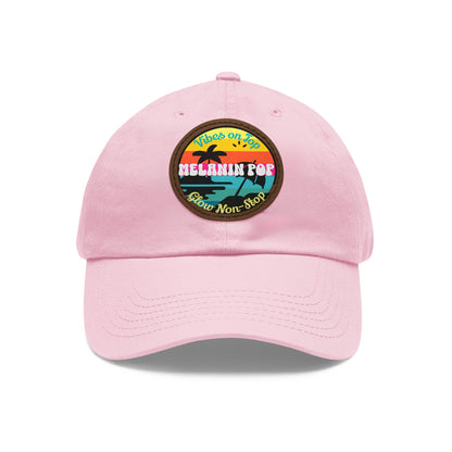 Sandy Toes | Dad Cap - Melanin Pop with Leather Patch, various colors
