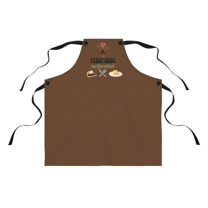 The Thankful Edit3 | Feast Mode Apron, brown (black straps)