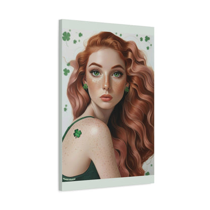 Clovers 2 | Shamrock Daydream, Matte Canvas Print