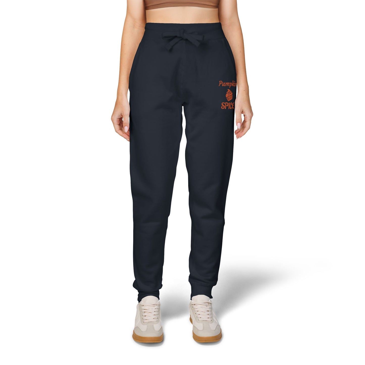 Harvest Haze | "Pumpkin Spice" Embroidered Sweatpants