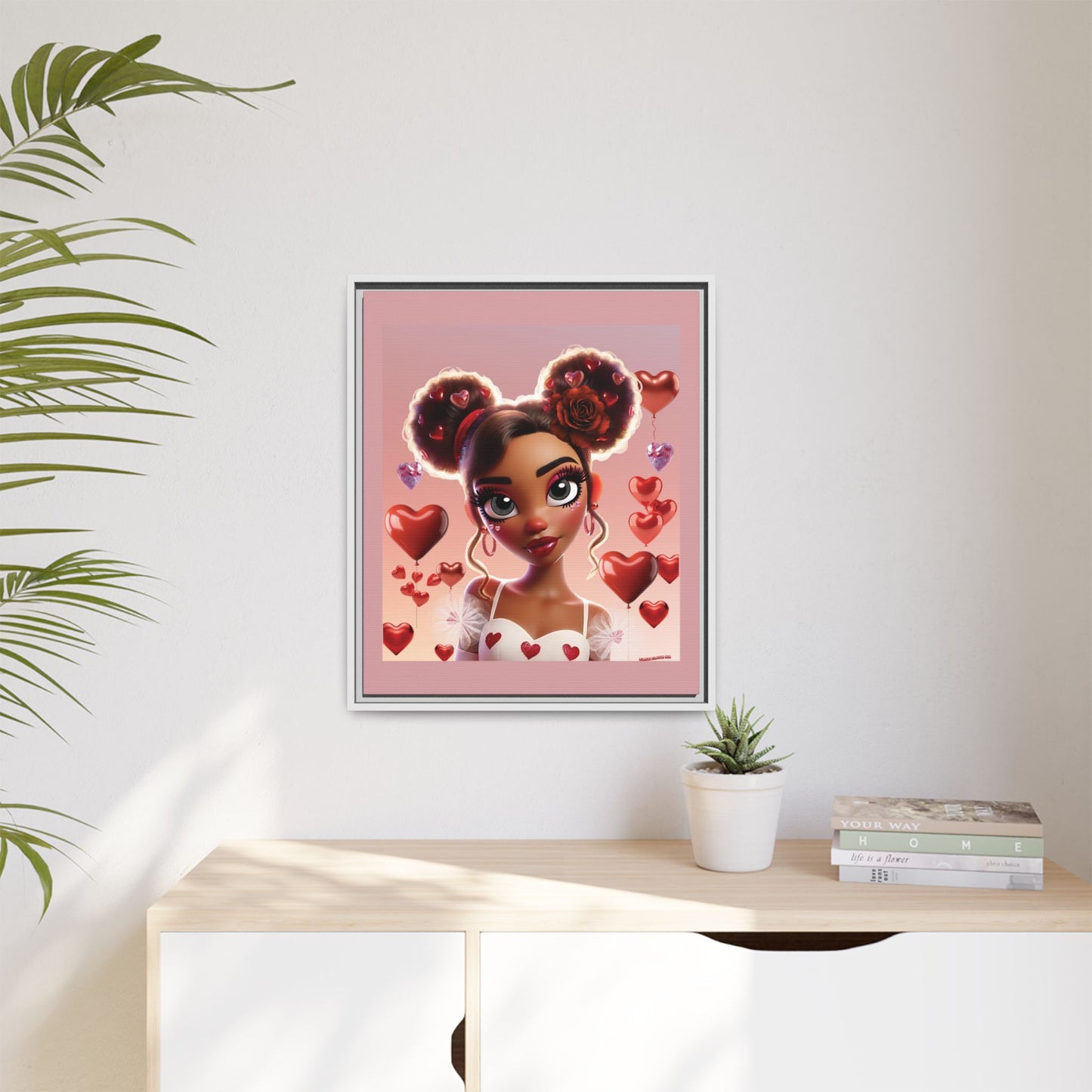 Heartbreaker 3 | Cotton Candy - Canvas Print, framed matte (multiple sizes)