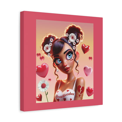 Heartbreaker 1 | Raspberry - Canvas Print, matte (multiple sizes)