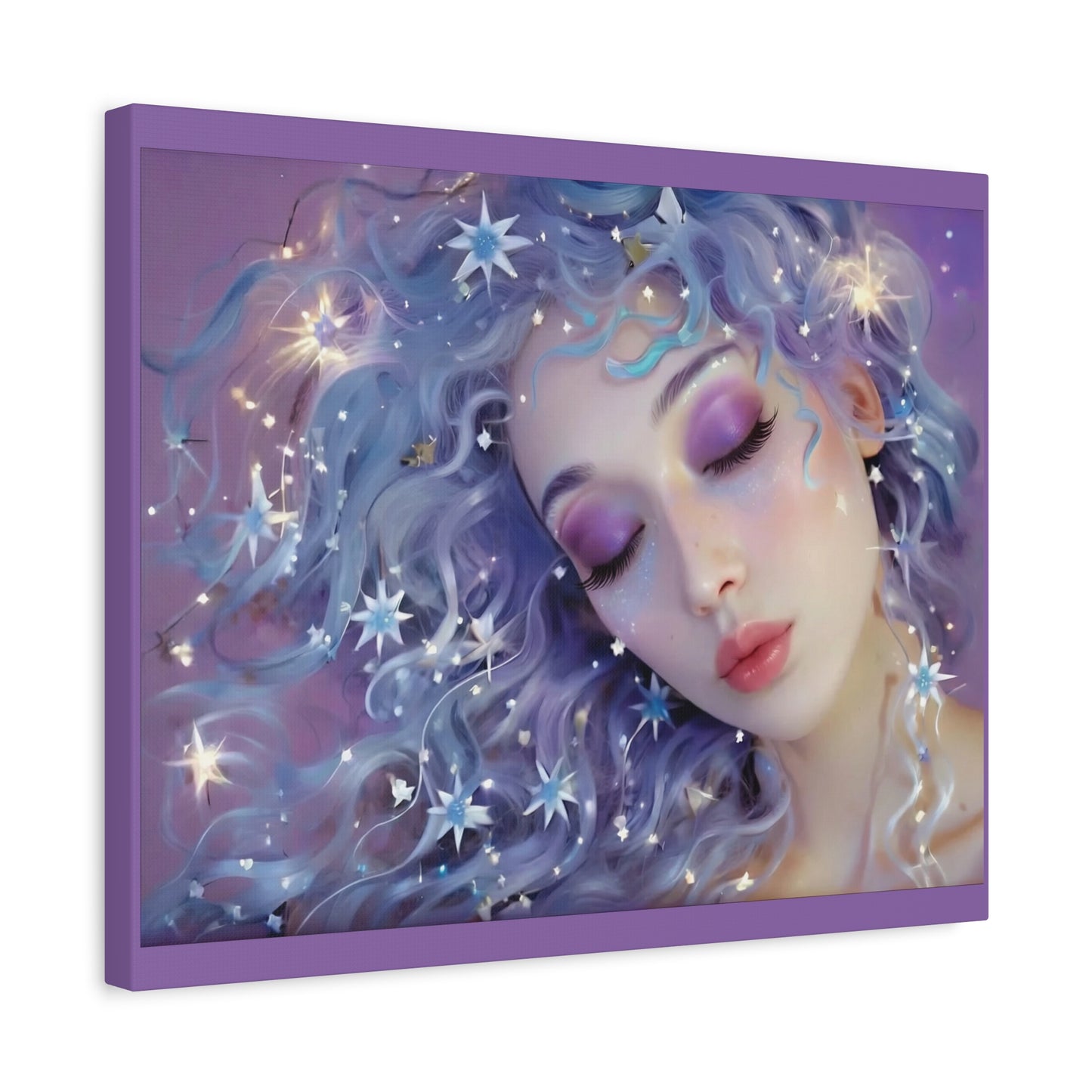 Winter Fantasy2 | Celestial Maiden Serenity Matte Canvas Print