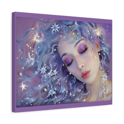 Winter Fantasy2 | Celestial Maiden Serenity Matte Canvas Print