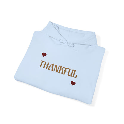 Autumn Harvest 3 | 'Thankful' Gold Embroidered Fall Hoodie (multiple colors)