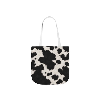 Cow | Black & White Cowhide Canvas Tote Bag (3 sizes)