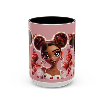 Heartbreaker 3| Cotton Candy - Coffee Mug, two-tone, 15 oz (multiple handle colors)