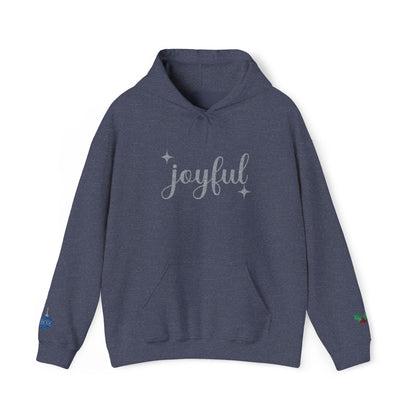 The Joyful Edit1 | Joyful Silver Embroidered Hoodie (multiple colors)