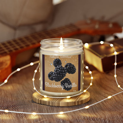 The Cozy Edit6 | Blackberry Vanilla Scented Candle (9oz) — Natural Soy Wax Jar
