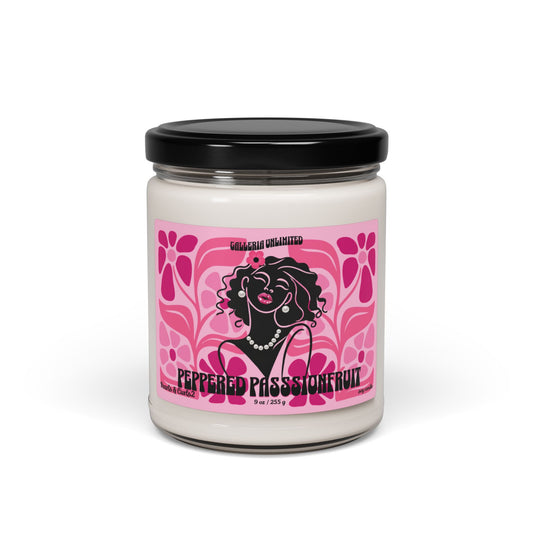 Pearls & Curls2 | Peppered Passionfruit - Soy Candle (9oz)