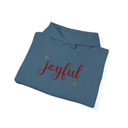 The Joyful Edit1 | Joyful Maroon Embroidered Hoodie (multiple colors)
