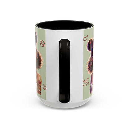 Heartbreaker 2 | Kiwi - Coffee Mug, two-tone, 15 oz (multiple handle colors)