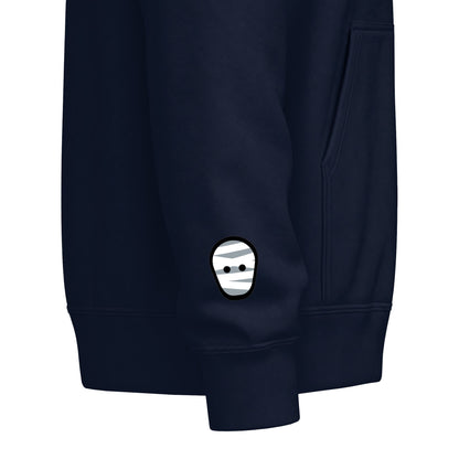Harvest Haze | Spooky Season Gaphic Icons Zip Hoodie (front and back design)