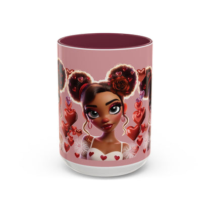 Heartbreaker 3| Cotton Candy - Coffee Mug, two-tone, 15 oz (multiple handle colors)