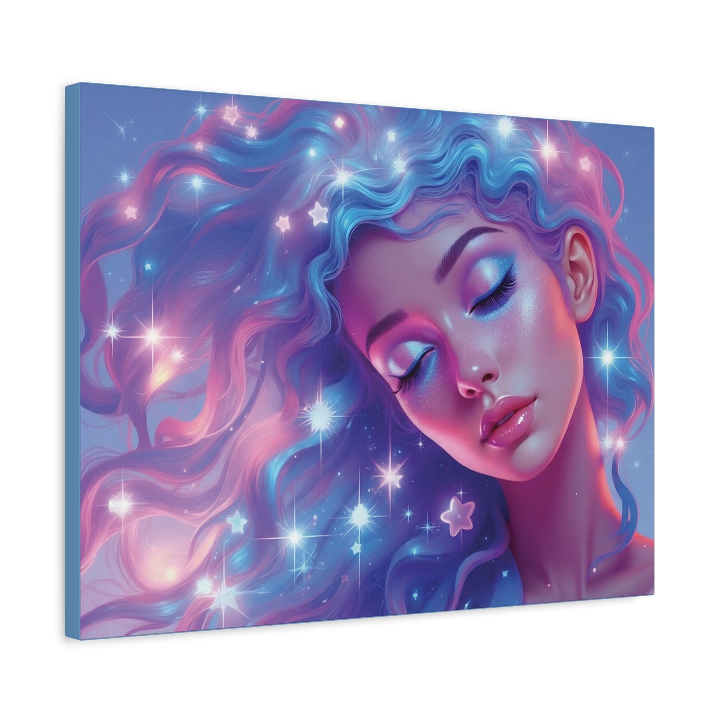 Winter Fantasy1 | Dreamy Starry Muse Matte Canvas