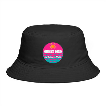 Sandy Toes | Passion Fruit Emblem Bucket Hat (multiple colors)