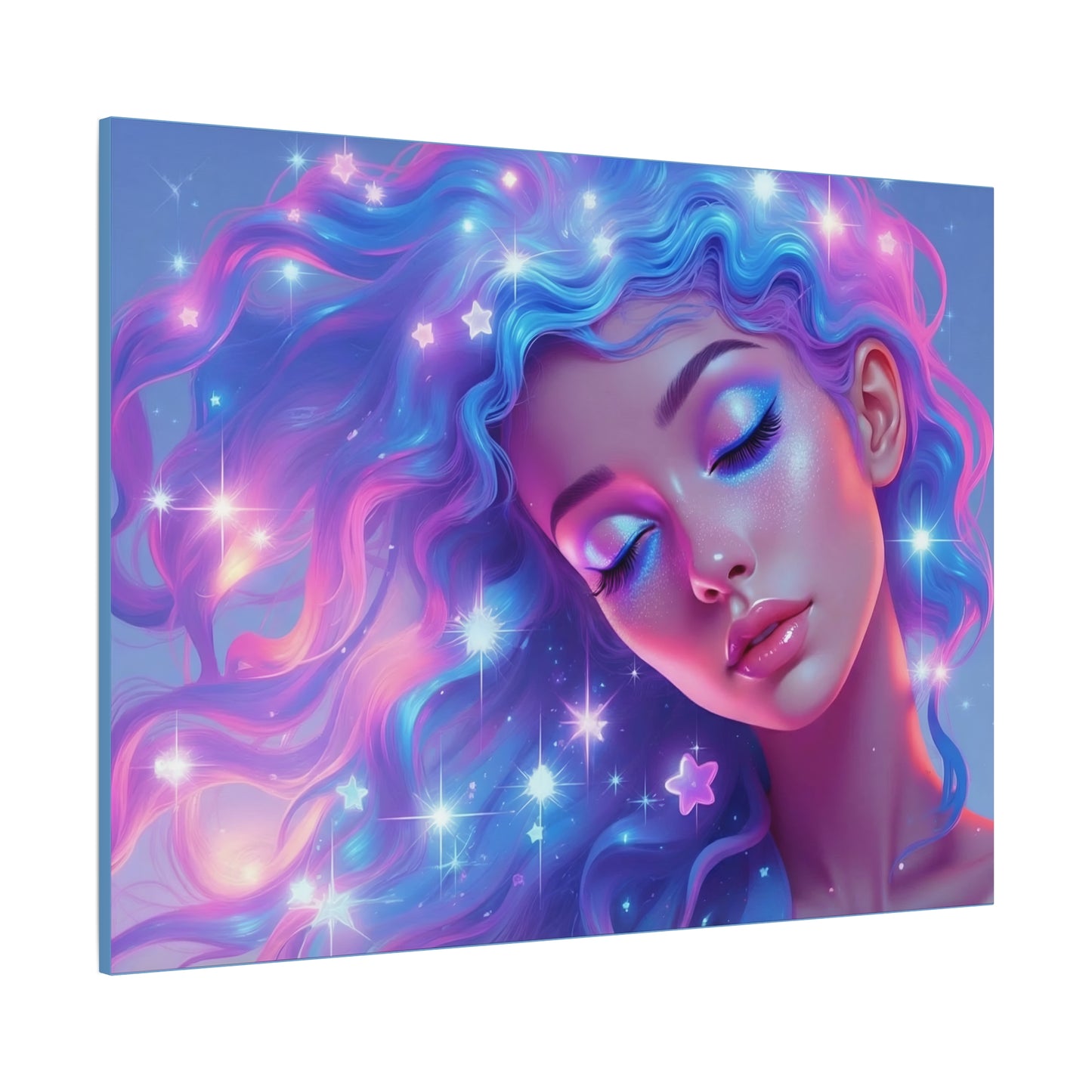 Winter Fantasy1 | Dreamy Starry Muse, Matte Canvas Print