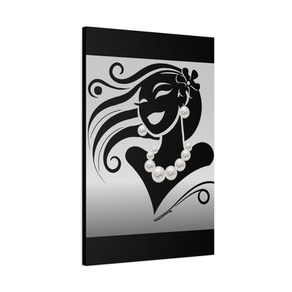Pearls & Curls6 | Black and White Matte Print