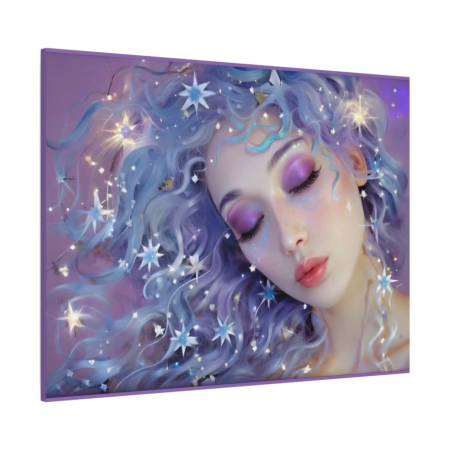 Winter Fantasy2 | Celestial Maiden Serenity, Matte Canvas Print