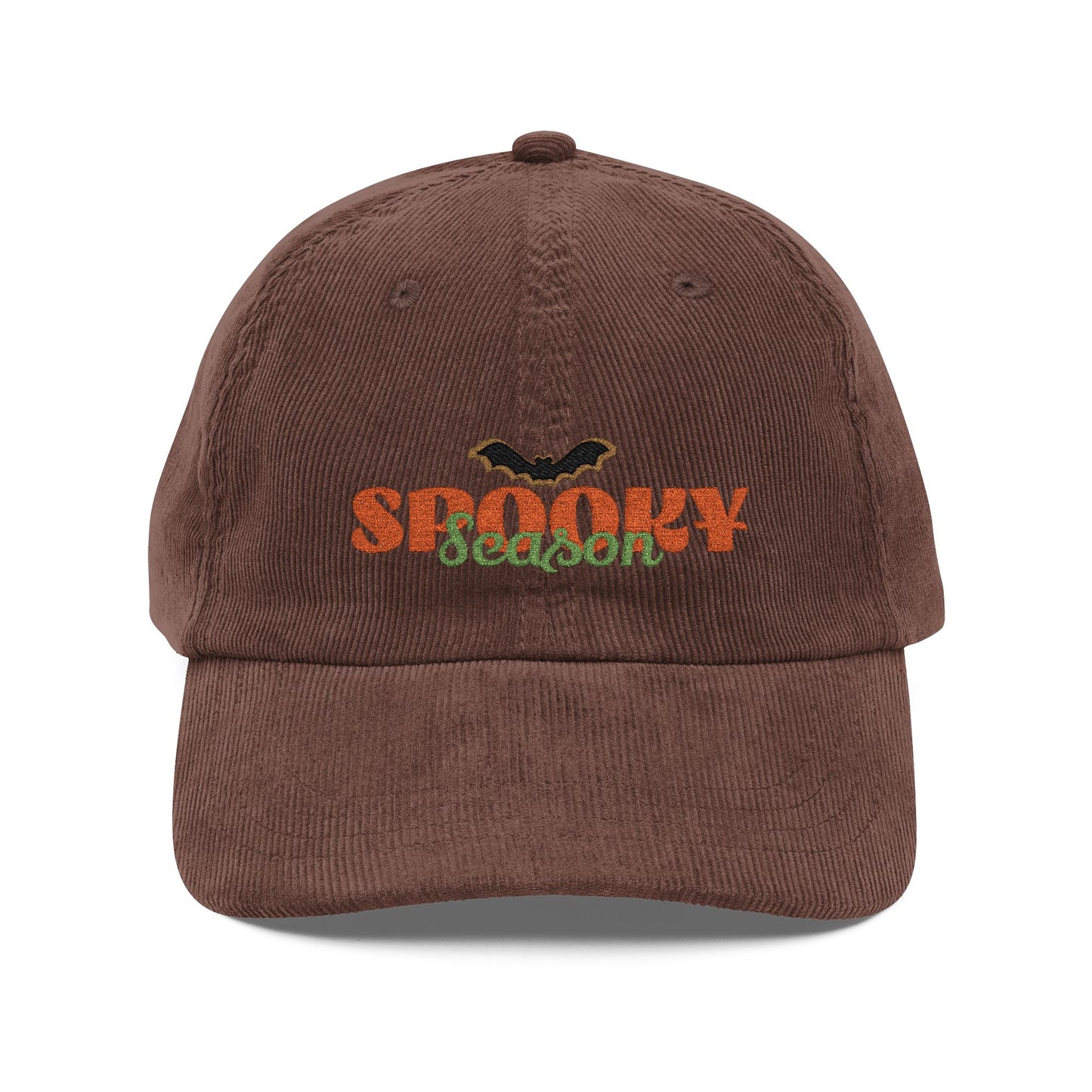The Spooky Edit3 - Spooky Season Embroidered Corduroy Cap (multiple colors)