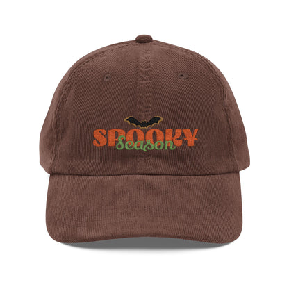 The Spooky Edit3 - Spooky Season Embroidered Corduroy Cap (multiple colors)
