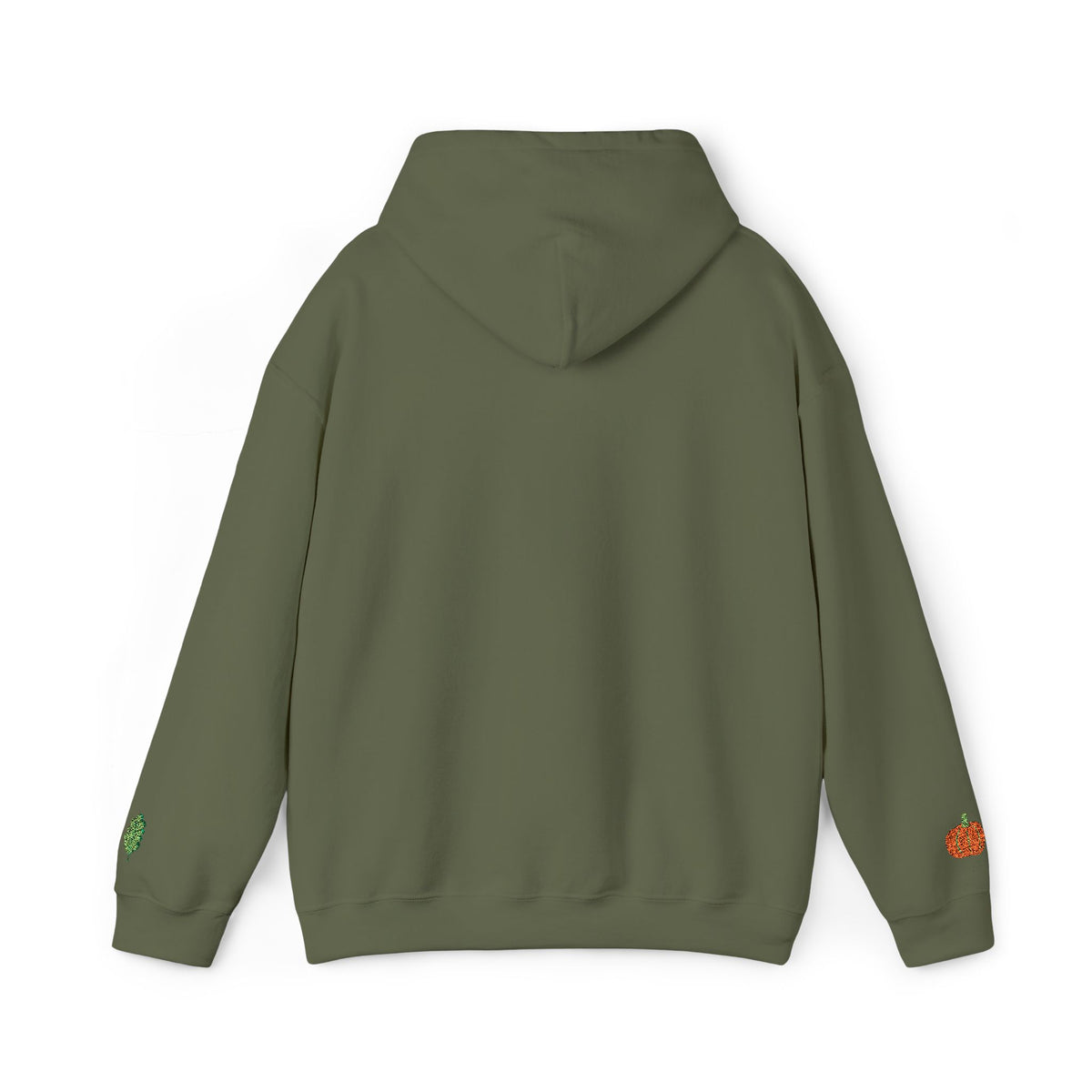 Autumn Harvest 3 | 'Grateful' Light Green Embroidered Fall Hoodie (multiple colors)