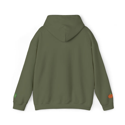 Autumn Harvest 3 | 'Grateful' Light Green Embroidered Fall Hoodie (multiple colors)