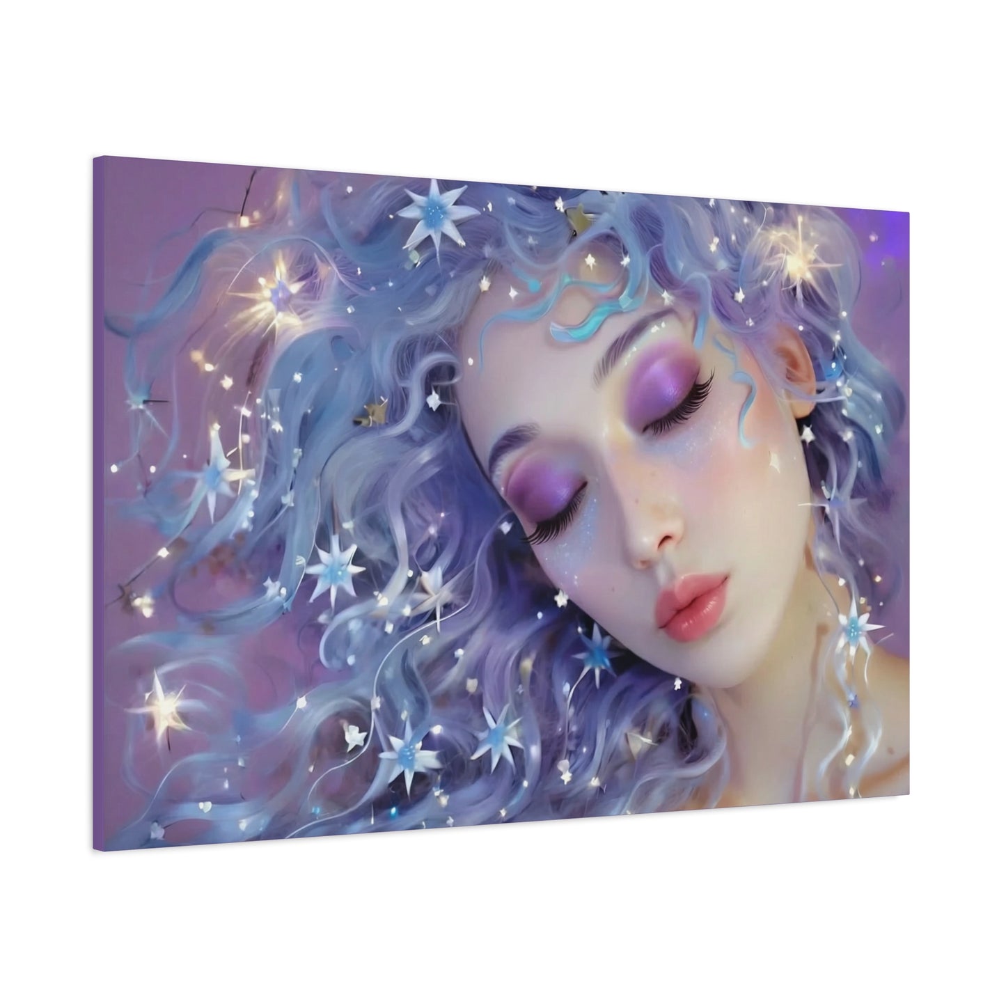Winter Fantasy2 | Celestial Maiden Serenity, Matte Canvas Print