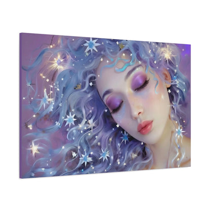 Winter Fantasy2 | Celestial Maiden Serenity, Matte Canvas Print