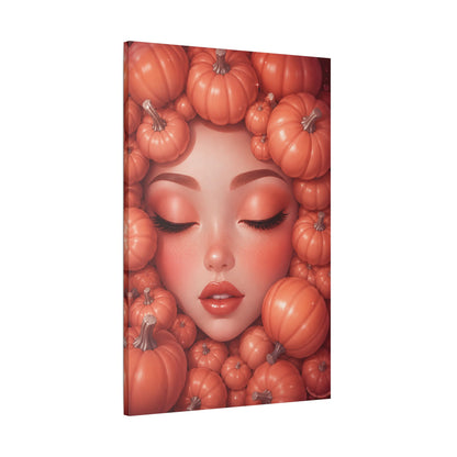 Harvest Muse4 | Harvest Glow, Stretched Satin Canvas Wall Art