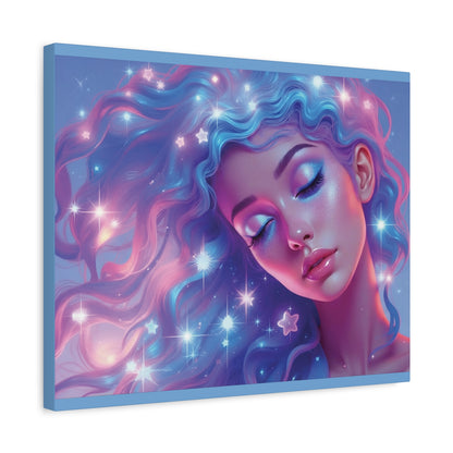 Winter Fantasy1 | Dreamy Starry Muse Matte Canvas