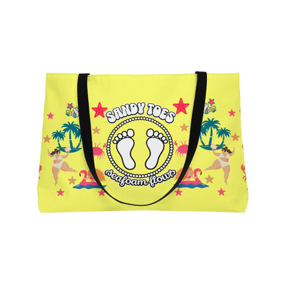 Sandy Toes | Pineapple Two-Sided Weekender Tote Bag