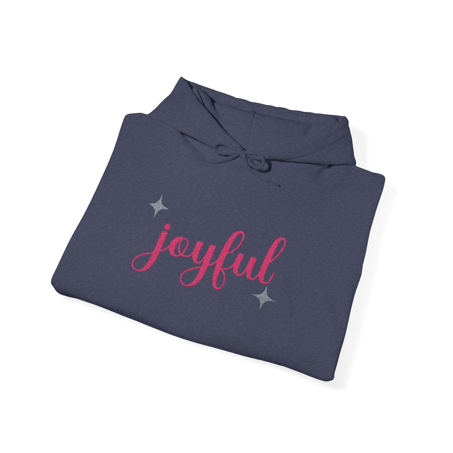 The Joyful Edit1 | Joyful Pink Embroidered Hoodie, PINK Palette (multiple colors)