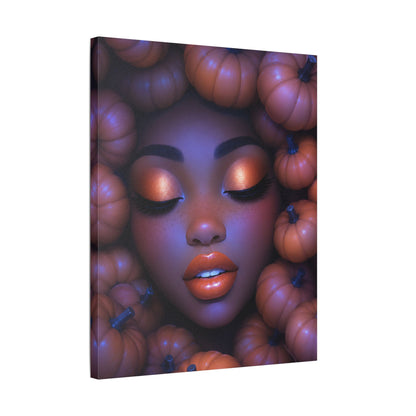 Harvest Muse3 | Harvest Twilight, Stretched Satin Canvas Wall Art